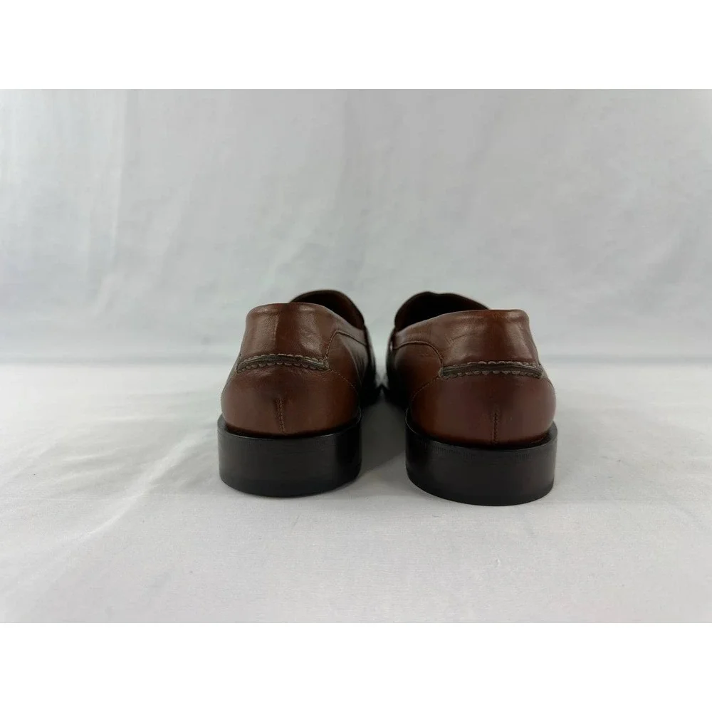 Cole Haan Men's Brown Leather Penny Loafers Dress Shoes Size 9